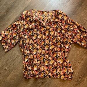 Floral Women's Top - Multicolor